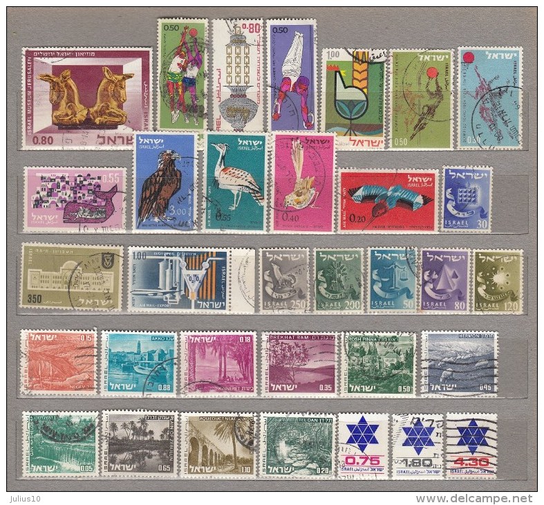 ISRAEL Nice Used Gestempelt (o) Different Stamps Lot #17296 - Collections, Lots & Séries