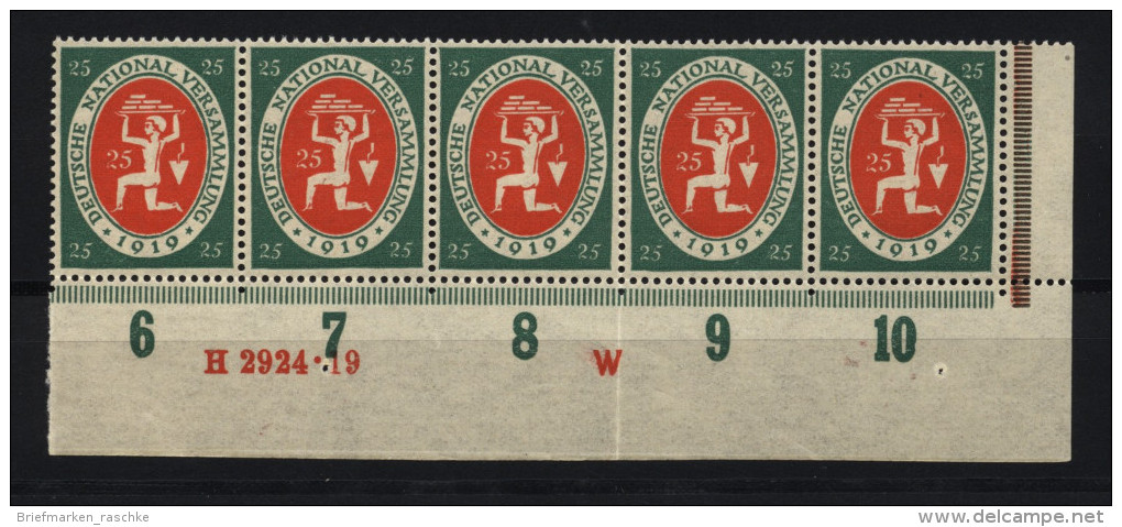 D.R.109,DZ W + HAN,xx,gefaltet (4970) - Unused Stamps