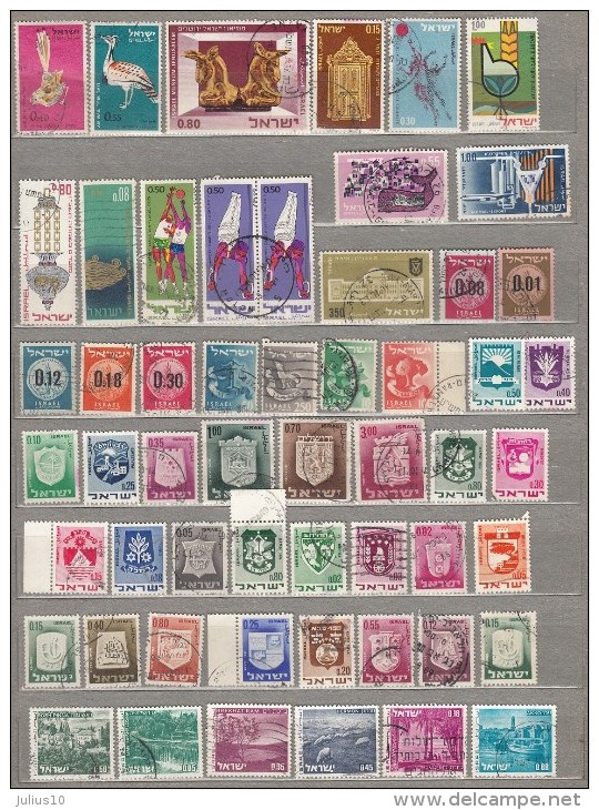 ISRAEL Nice Used Gestempelt (o) Different Stamps Lot #17302 - Collections, Lots & Séries