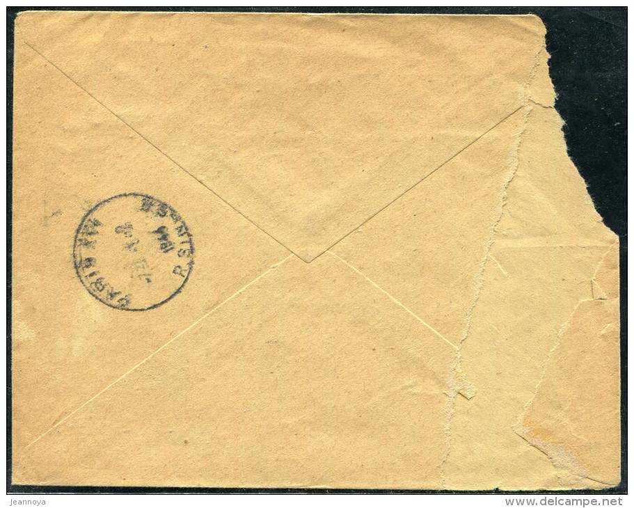 FRANCE - PETAIN - N° 517 + 521 (2) / LETTRE EXPRES DE BRIANCON LE 3/2/1944, POUR PARIS - TB - 1941-42 Pétain