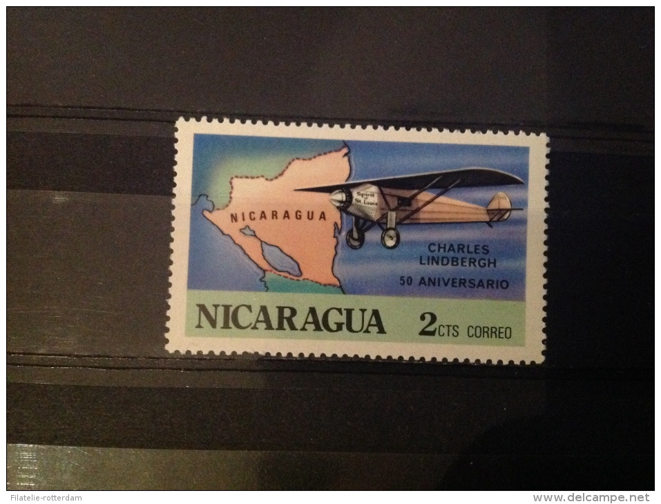 Nicaragua - Postfris / MNH 50 Jaar Transatlantische Vlucht (2) 1977 - Nicaragua