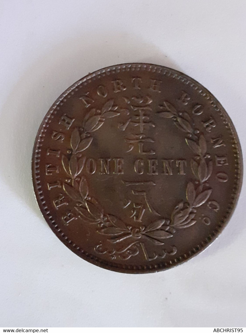 BRITISH NORTH BORNEO . ONE CENT "1884 H" - Kolonies