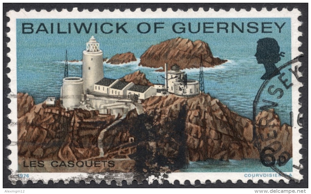 Guernsey, 6 P. 1976, Sc # 132, Mi # 130, Used (2) - Guernsey