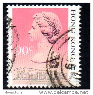 Hong Kong QEII 1987 90c Definitive, Type II, Fine Used - Used Stamps