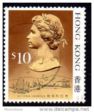 Hong Kong QEII 1987 $10 Definitive, Type I, Fine Used - Used Stamps