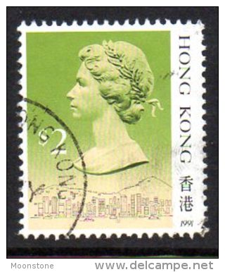 Hong Kong QEII 1989 $2 Definitive, Imprint Date, Fine Used - Gebruikt