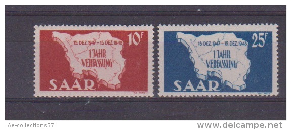 SARRE //  1948  //  N 248-249  //  Neuf ** - Autres & Non Classés