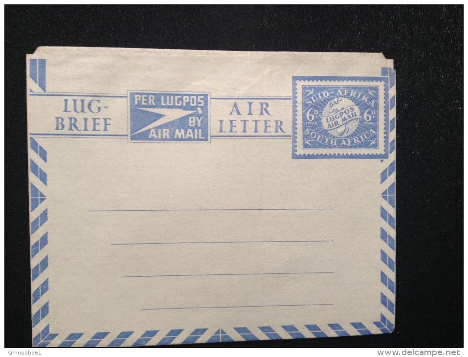 1948 & 1949 SOUTH AFRICA AERO 6d Air Letters Mint Unused (x2) - Zonder Classificatie