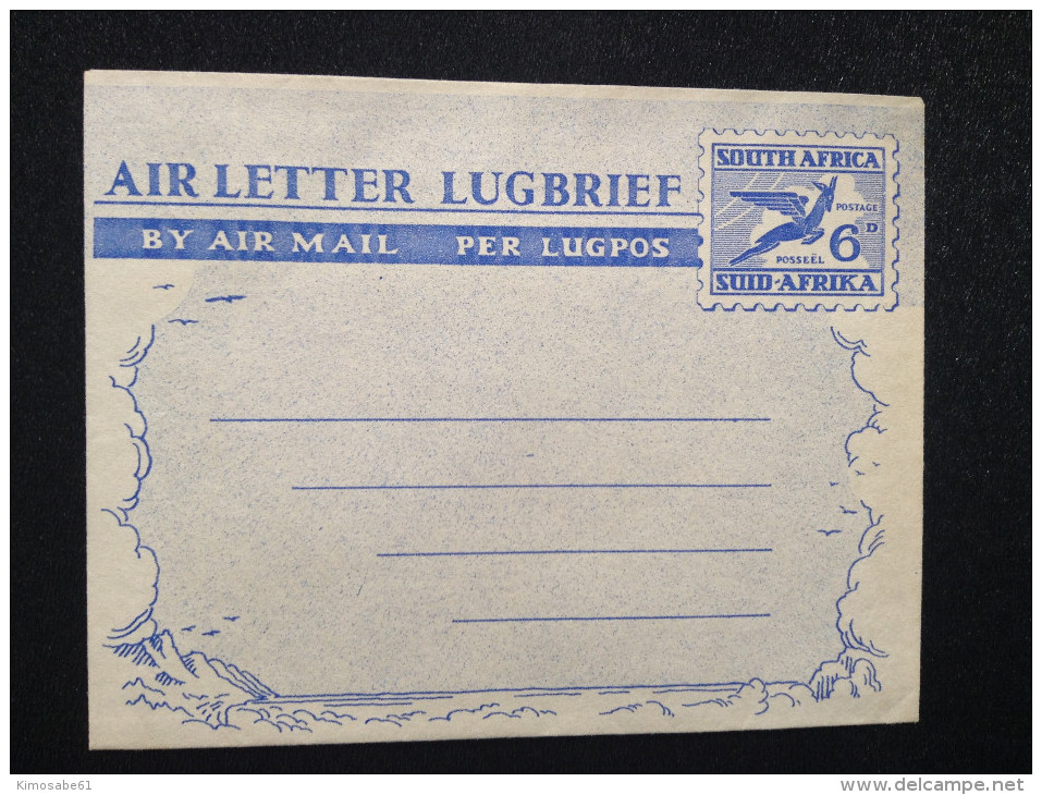 1948 & 1949 SOUTH AFRICA AERO 6d Air Letters Mint Unused (x2) - Unclassified