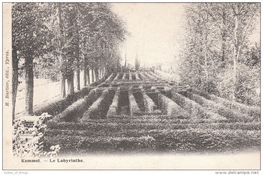 Cpa/pk 1902 Kemmel Le Labyrinthe Bartier - Heuvelland