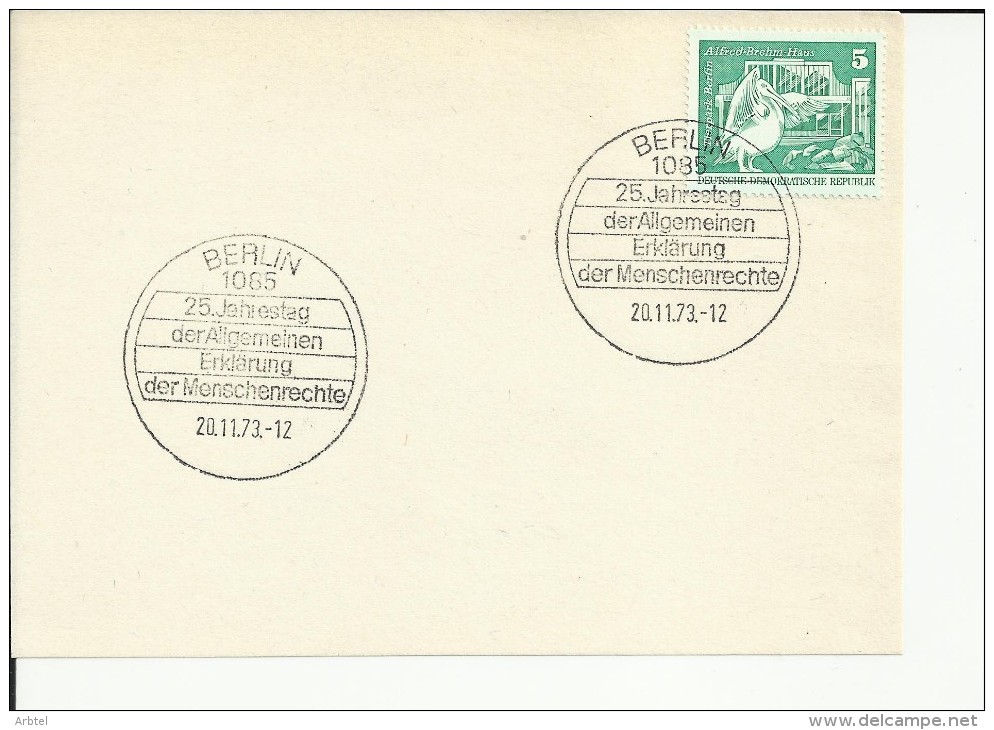 ALEMANIA DDR BERLIN MAT - Other & Unclassified