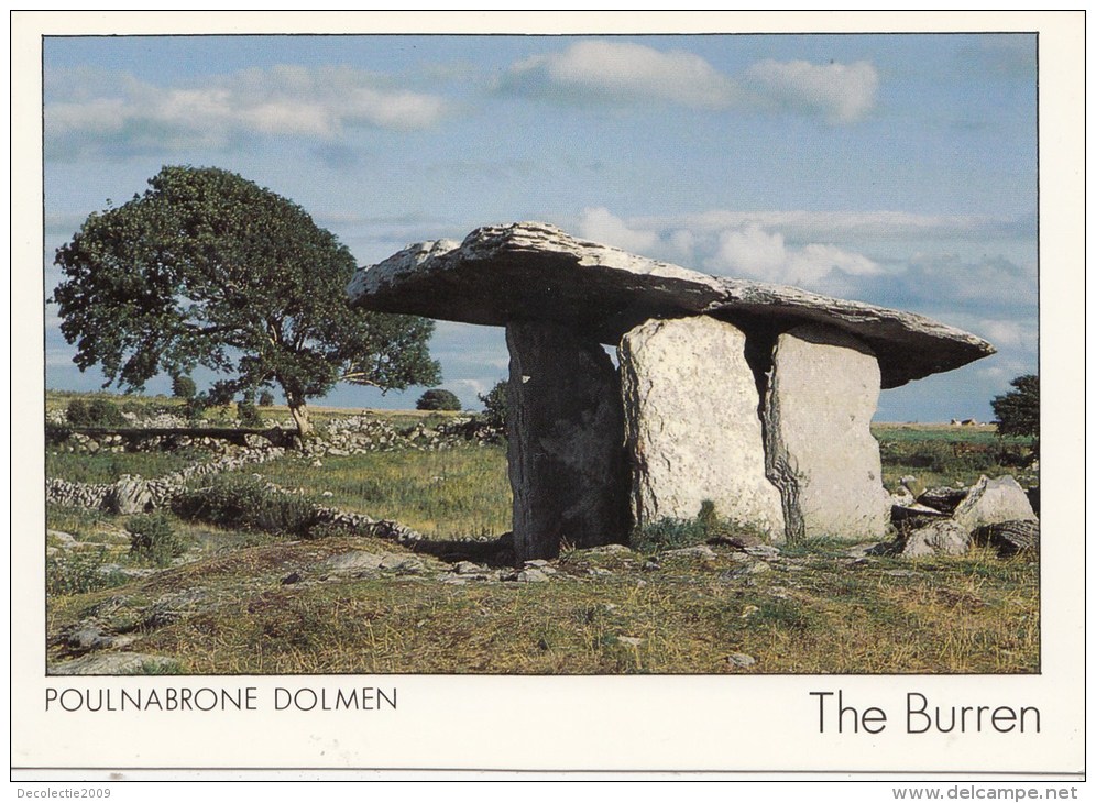 BF1448 Poulnabrone Dolmen The Burren    2 Scans - Clare