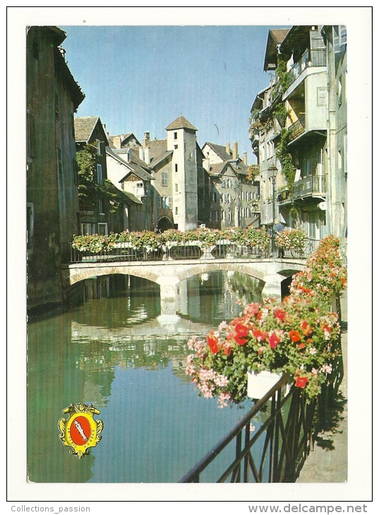 Cp, 74, Annecy, Vieux Quartiers, Canal Du Thiou - Annecy-le-Vieux