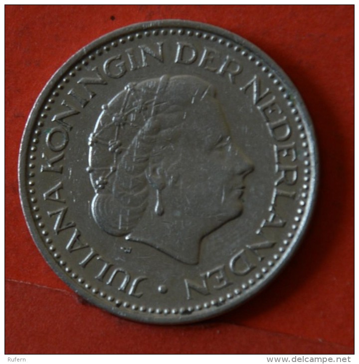 NETHERLAND  1  GULDEN  1971   KM# 184a  -    (Nº04767) - 1948-1980 : Juliana