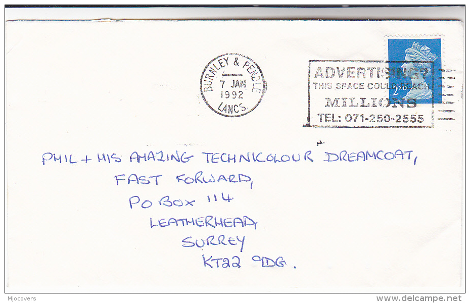 1992 Cover Bromley Slogan 'ADVERTISING THIS SPACE COULD REACH MILLIONS ' Post  Gb Stamps - Covers & Documents