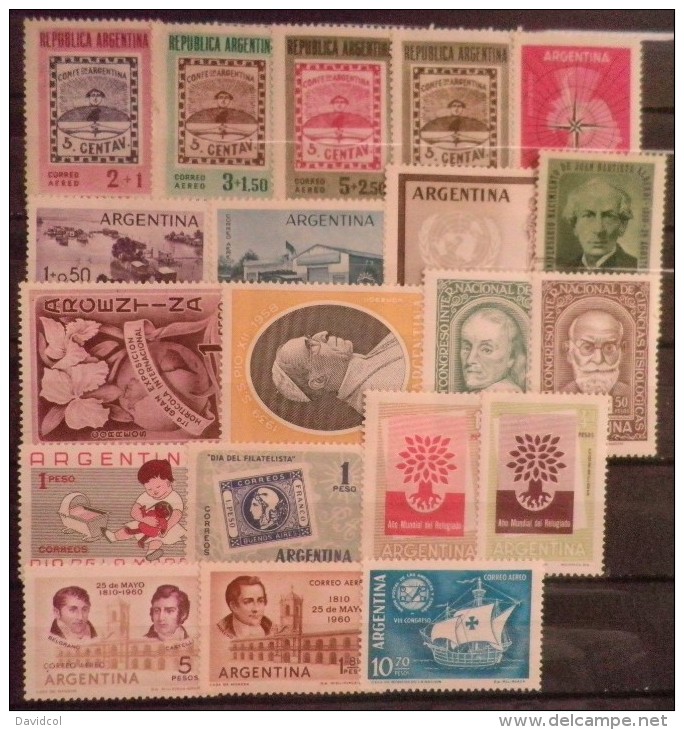M868.-.ARGENTINA .-. 1958-1960   .-.MI# :  673 //  748 .-. MINT / USED .-.  CV &euro;  11 - Used Stamps
