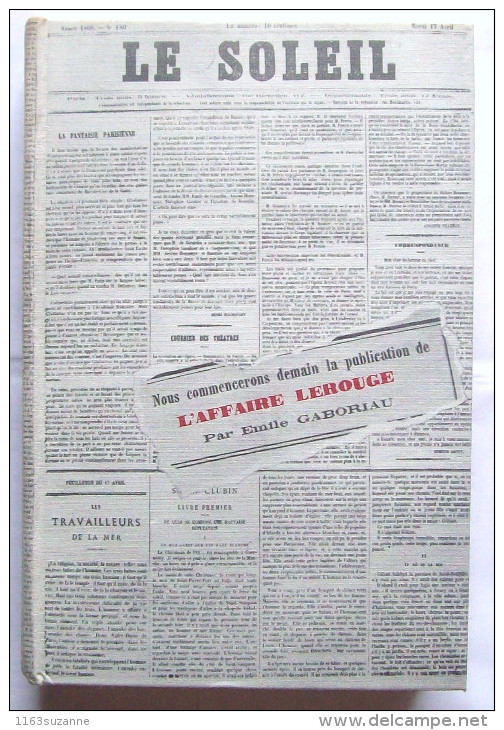 Ed. OPTA 1962 > CLP N° 24 > EMILE GABORIAU : L'affaire Lerouge - Opta - Littérature Policière