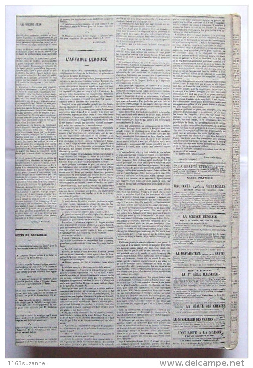 Ed. OPTA 1962 > CLP N° 24 > EMILE GABORIAU : L'affaire Lerouge - Opta - Littérature Policière