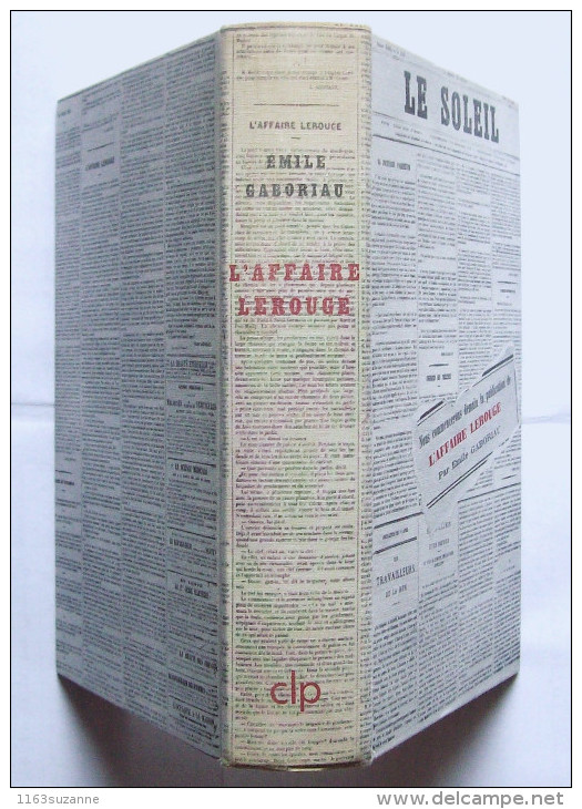 Ed. OPTA 1962 > CLP N° 24 > EMILE GABORIAU : L'affaire Lerouge - Opta - Littérature Policière