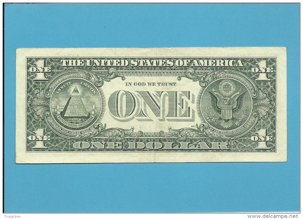 U. S. A. - 1 DOLLAR - 1995 - Pick 496a - CLEVELAND - OHIO - Billets De La Federal Reserve (1928-...)