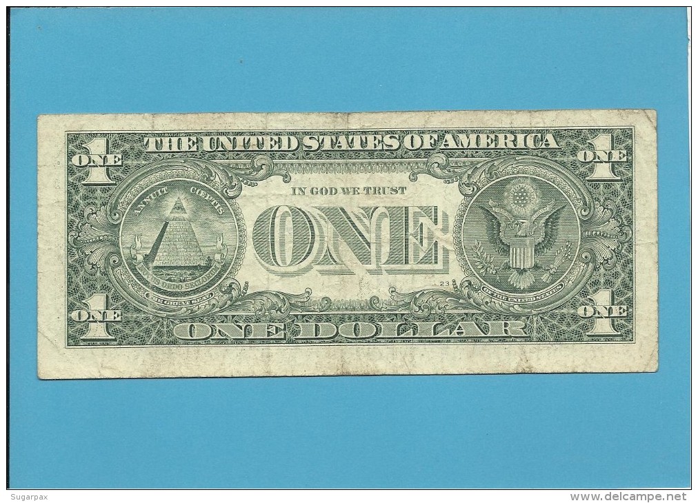 U. S. A. - 1 DOLLAR - 2001 - Pick 509 - SAN FRANCISCO - CALIFORNIA - Billets De La Federal Reserve (1928-...)