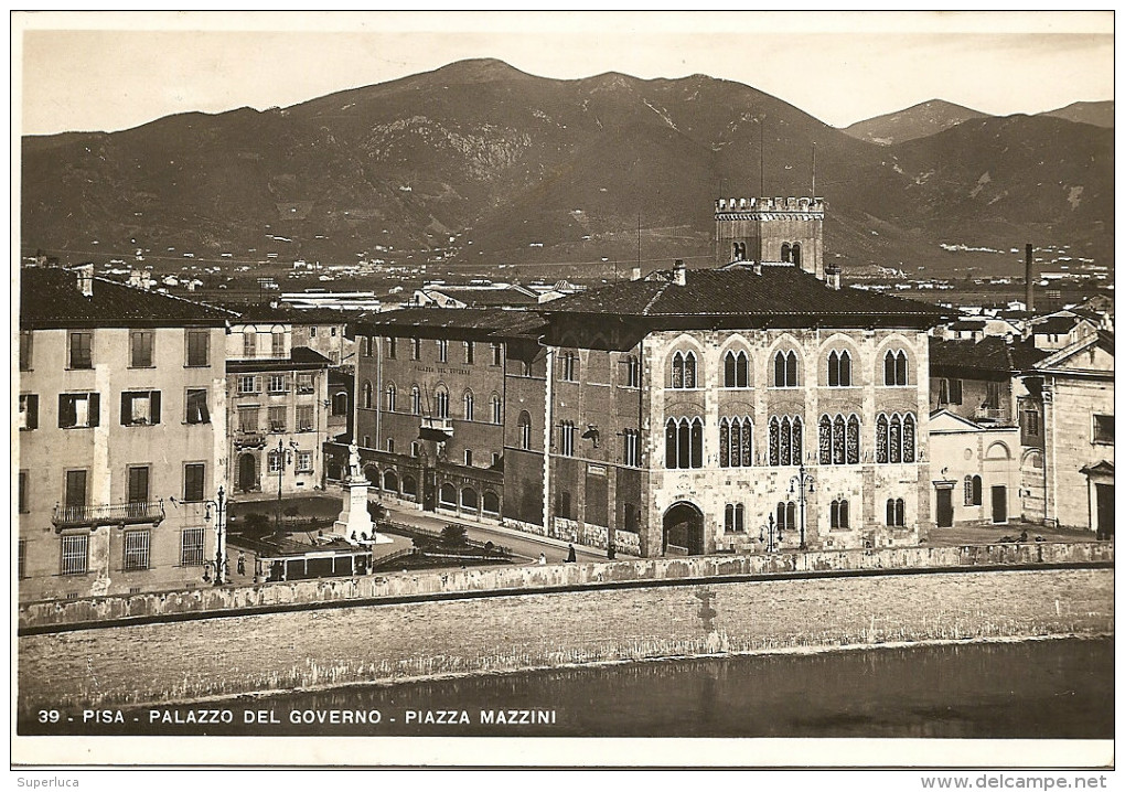 O-39-PISA-PALAZZO DEL GOVERNO-PIAZZA MAZZINI - Pisa