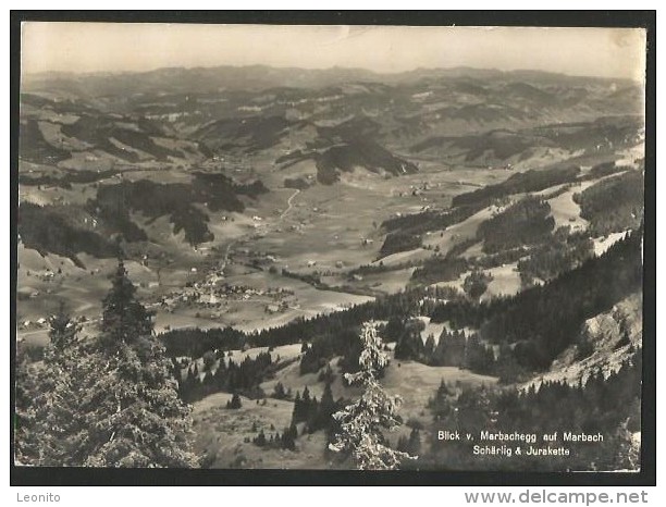 MARBACH Marbachegg Gondelbahn Ab Marbach Berggasthaus EIGERBLICK 1971 - Marbach