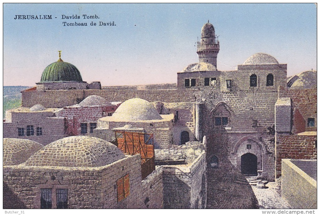 Jerusalem Tombeau De David 1925 Couleur - Israel