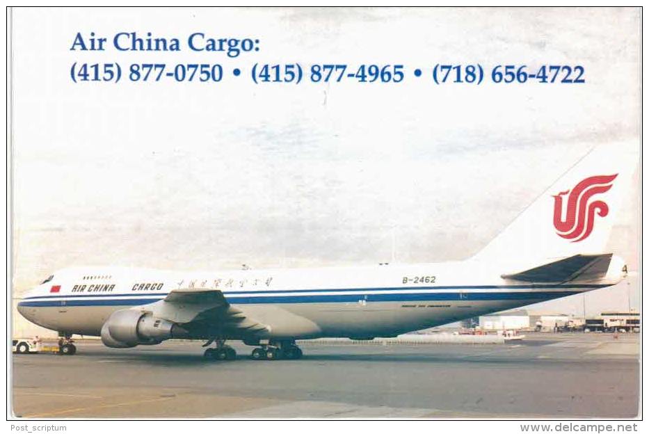 Thème -  Avion - Pochette De 6 Cartes - Air China - The Wings Of China, Apride In The Sky - 1946-....: Moderne