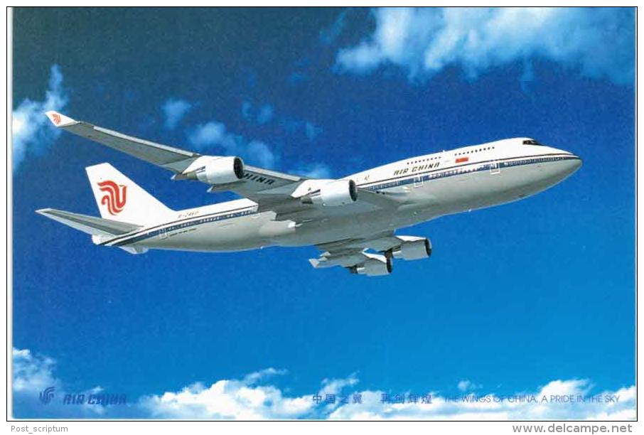 Thème -  Avion - Pochette De 6 Cartes - Air China - The Wings Of China, Apride In The Sky - 1946-....: Moderne