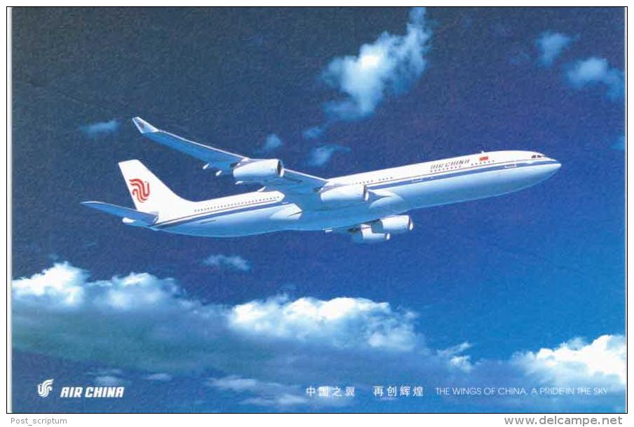 Thème -  Avion - Pochette De 6 Cartes - Air China - The Wings Of China, Apride In The Sky - 1946-....: Moderne