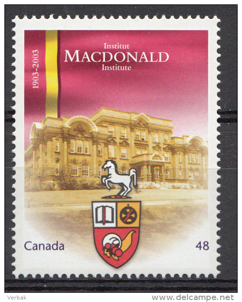 CANADA Mi.nr.Institut MacDonald 2003 NEUF Sans CHARNIERE / MNH / POSTFRIS - Nuevos