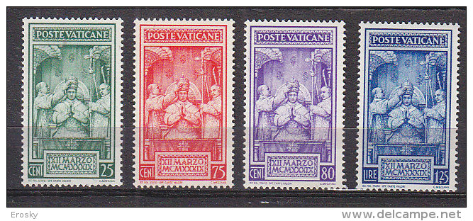 PGL BA0881 - VATICANO SASSONE  N°68/71 ** - Neufs