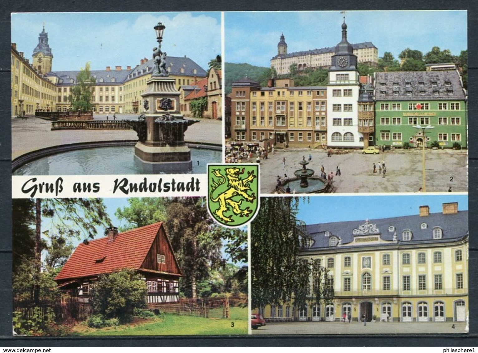 (0477) Gruß Aus Rudolstadt/ Mehrbildkarte - N. Gel. - DDR - 301845/88   09 10 1605 Auslese-Bild-Verlag - Rudolstadt
