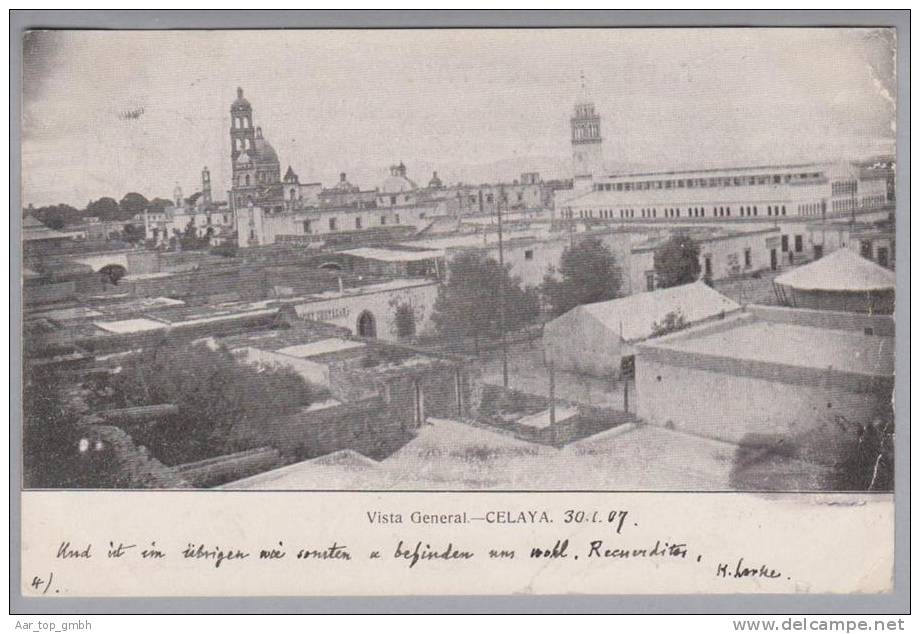 Mexico Celaya Vista General 1907-01-30 Foto - Mexique