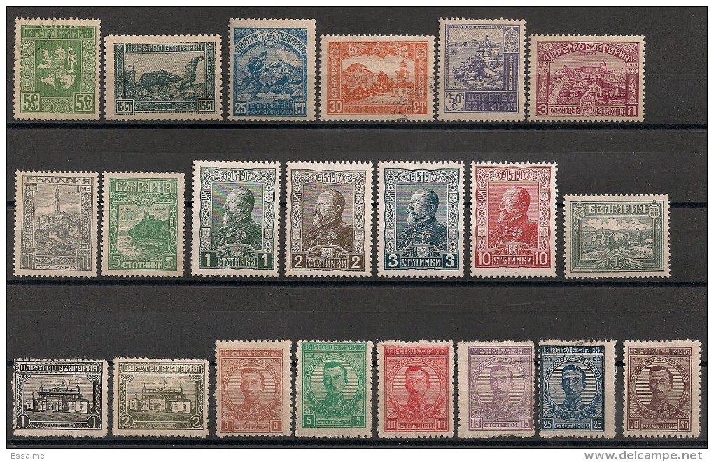 Bulgarie. 1916-1921. Entre N° 109 Et 1054. Oblit. Et Neuf * MH - Used Stamps