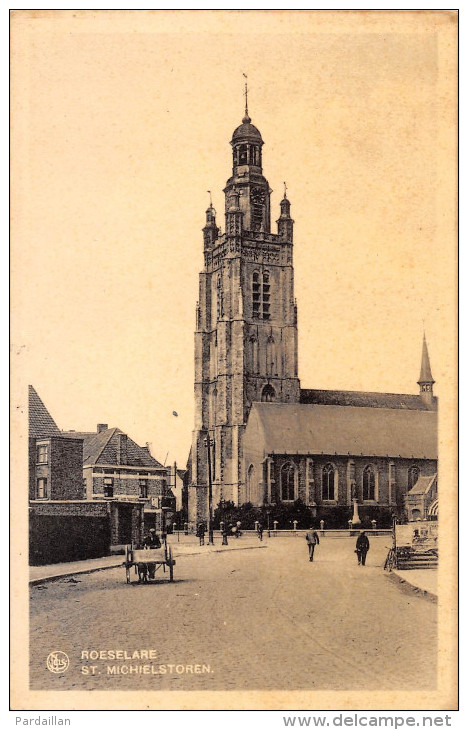 BELGIQUE.   ROESELARE.  ST. MICHIELSTOREN.   ANIMATION. - Roeselare