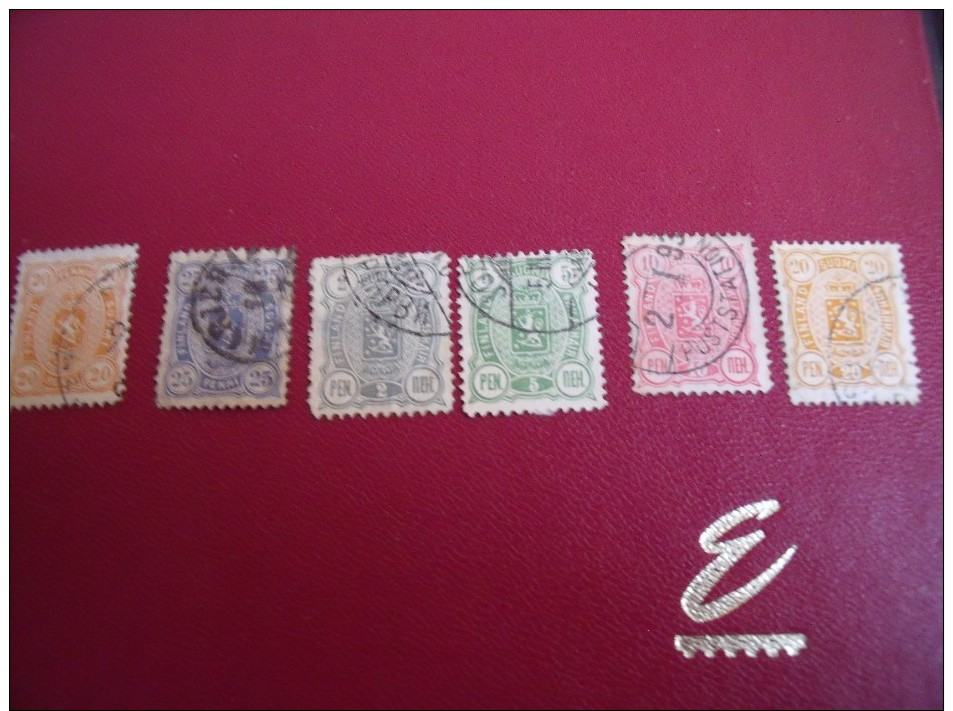 Timbres  De  FINLANDE    Y . T   N°23--24-28 / 31 - Gebruikt