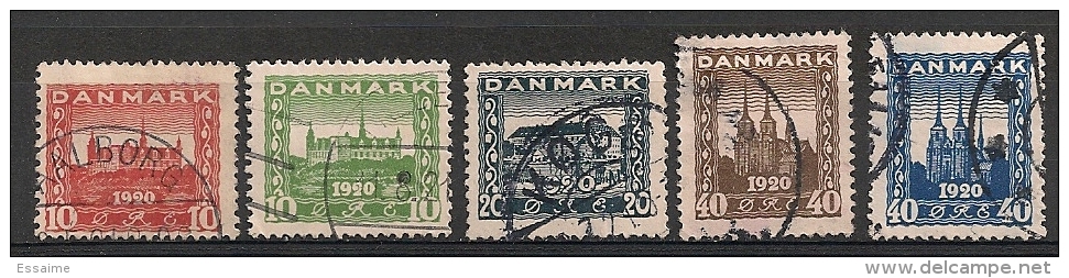 Danemark, Danmark. 1920.  N° 122-126. Oblit. - Usati