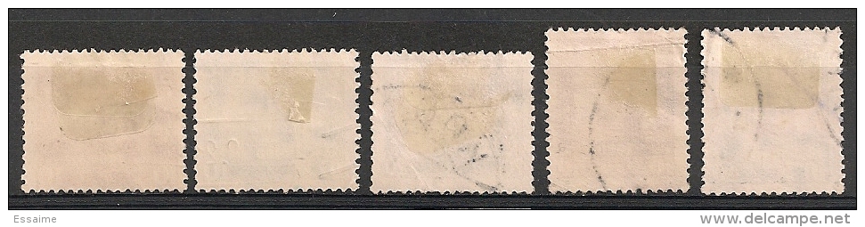 Danemark, Danmark. 1920.  N° 122-126. Oblit. - Oblitérés