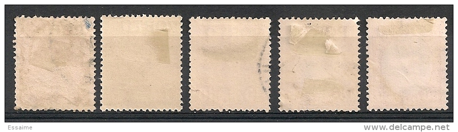 Danemark, Danmark. Taxe. 1921.  Entre N° 1 Et 7. Oblit. Et Neuf * MH. - Port Dû (Taxe)