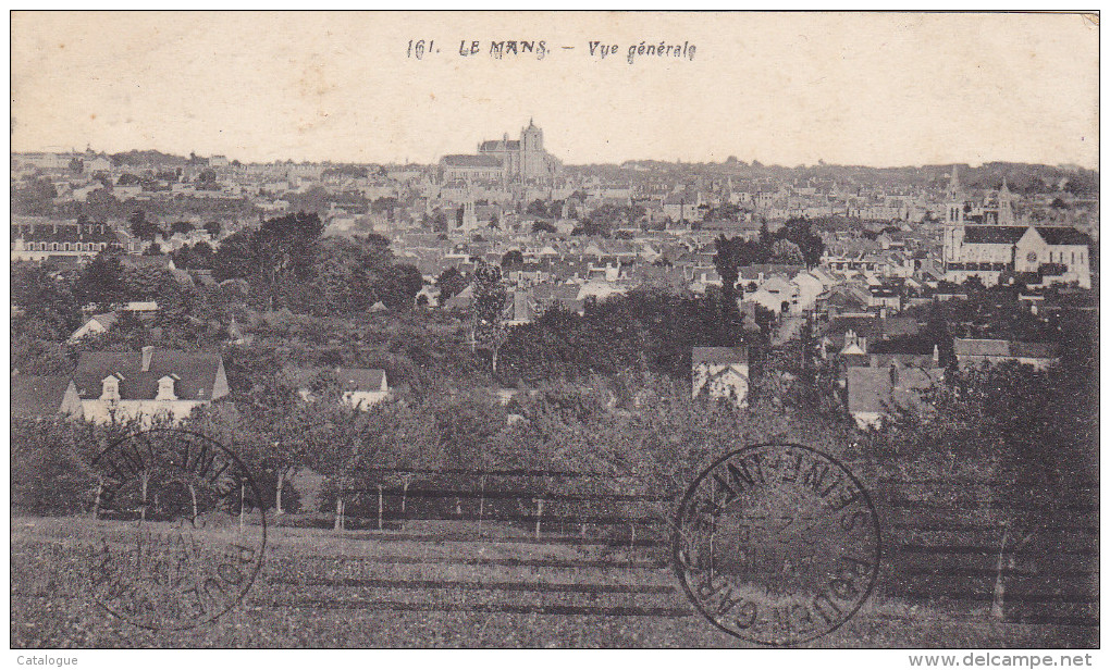 CPA  72 -  LE MANS - Vue Générale - Le Mans