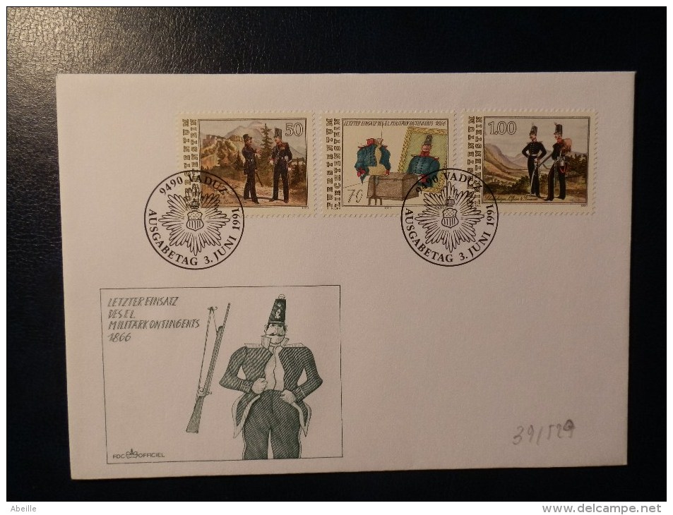 39/529   FDC   LIECHTENSTEIN - Police - Gendarmerie