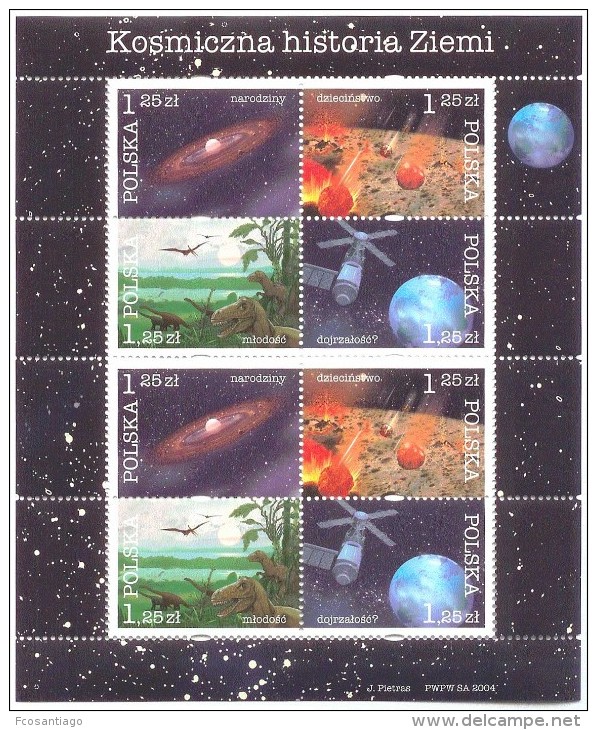 ESPACIO - POLONIA 2004 - Yvert #3912/15 - MNH ** - Europa