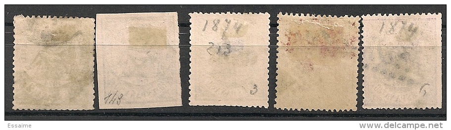 Espagne Espana. 1874. N° 141,143,145,146. Oblit. - Used Stamps