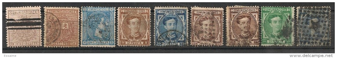 Espagne Espana. 1874-1876. Entre N° 151 Et 169. Oblit. Et Neuf * MH - Gebruikt