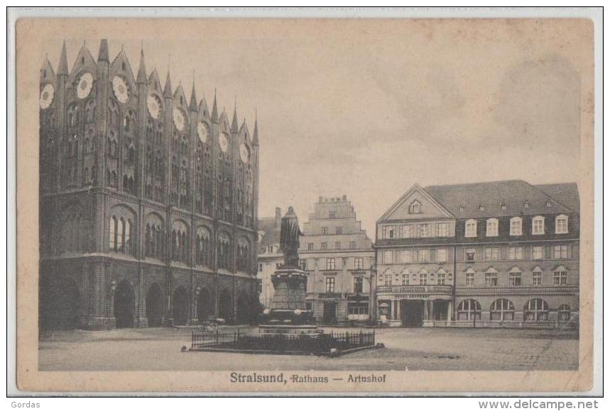 Germany - Stralsund - Rathaus - Artushof - Stralsund