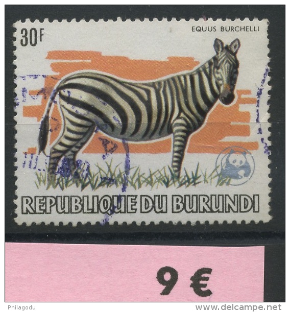 30F ZEBRE Surchargé WWF    Légèrement Ø  Cob 898 Ø  Fine Quality  Très Beaux - Oblitérés