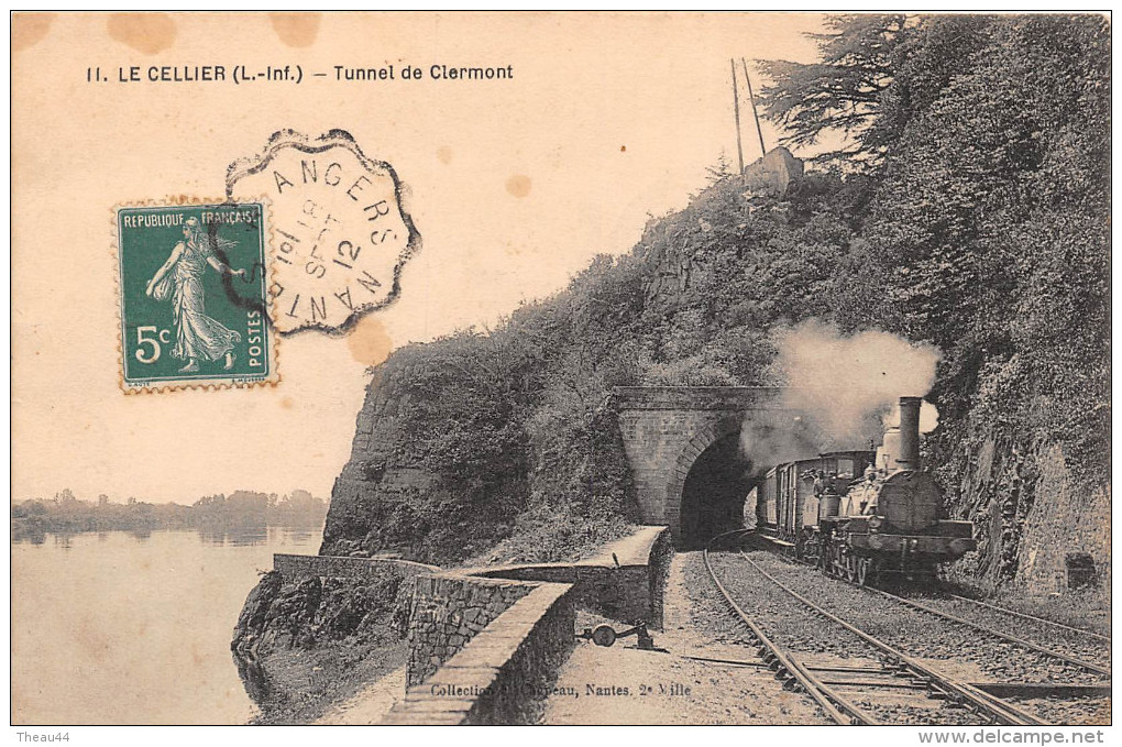 ¤¤  -  11   -  LE CELLIER    -  Tunnel De Clermont  -  Train , Chemin De Fer   -  ¤¤ - Le Cellier