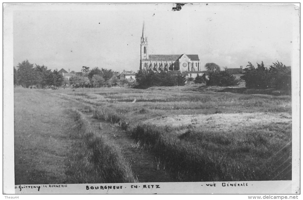 ¤¤  -    BOURGNEUF-en-RETZ   -  Carte Photo  -  Vue Générale   -  ¤¤ - Bourgneuf-en-Retz